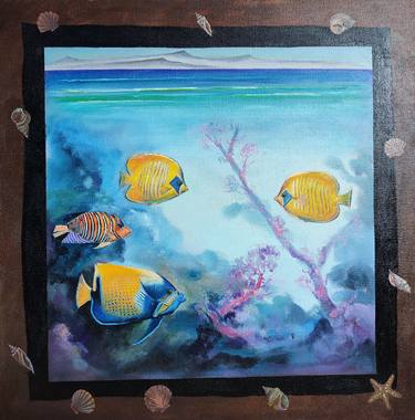 Print of Seascape Paintings by Ravil Abdulov