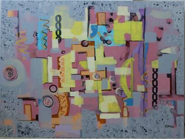 Original Abstract Expressionism Abstract Paintings by Anu Rajkumari