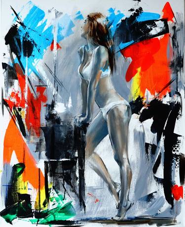 Original Expressionism Women Paintings by Igor Fominykh