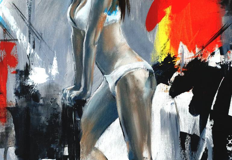 Original Expressionism Women Painting by Igor Fominykh