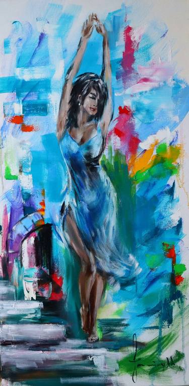 Original Expressionism Women Paintings by Igor Fominykh