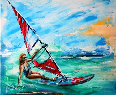 Original Sailboat Paintings by Igor Fominykh