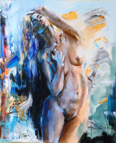 Print of Figurative Nude Paintings by Igor Fominykh