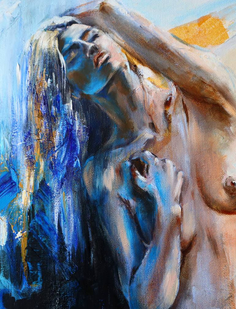 Original Figurative Nude Painting by Igor Fominykh