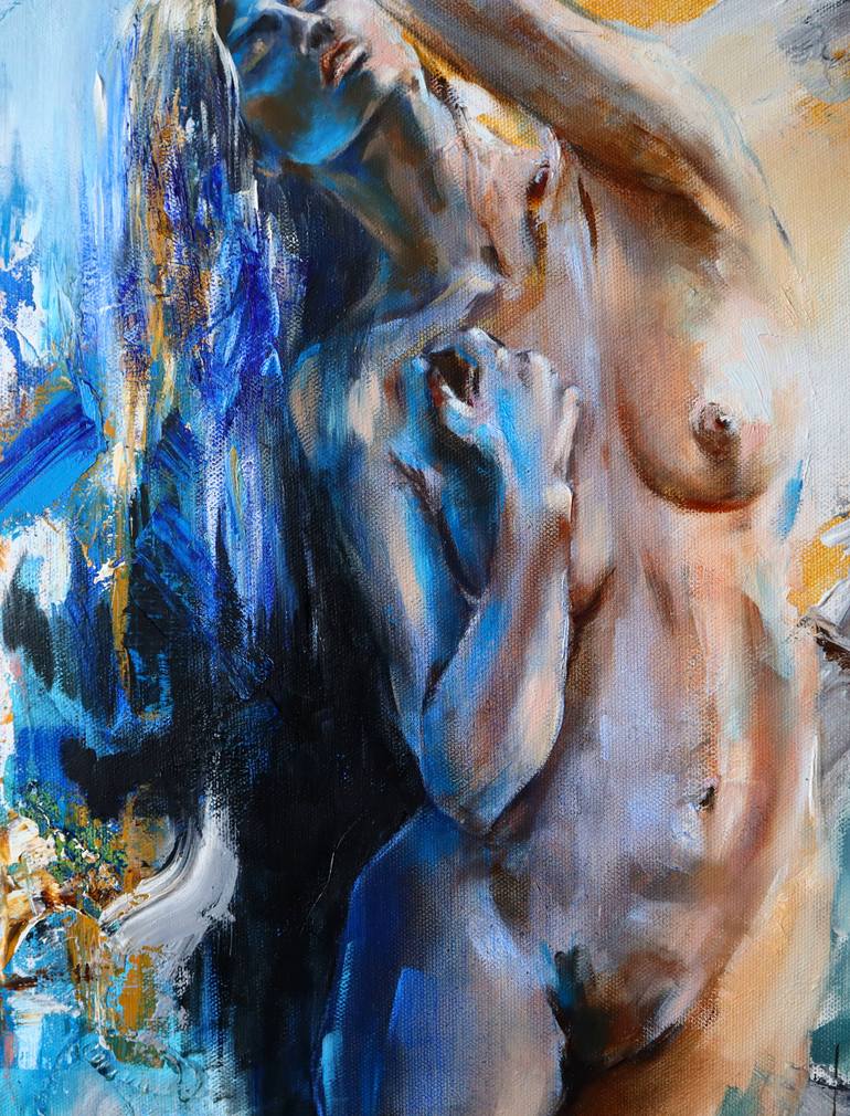 Original Figurative Nude Painting by Igor Fominykh