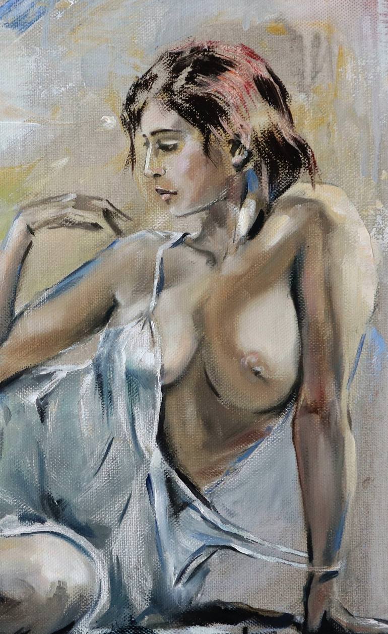 Original Figurative Nude Painting by Igor Fominykh