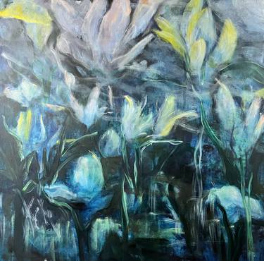 Original Expressionism Garden Paintings by Gay Cox