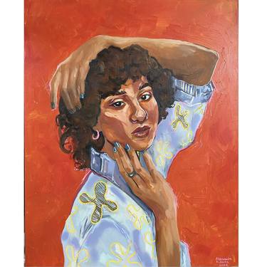 Original Figurative Portrait Paintings by Aleksandra Kubacka