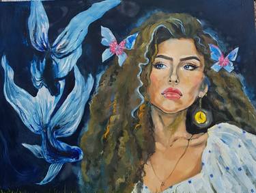 Original Expressionism Portrait Paintings by Aleksandra Kubacka