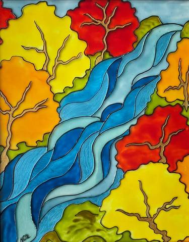 Original Nature Paintings by Nazira Nildi