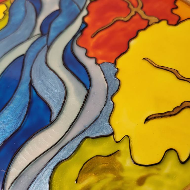 Original Contemporary Nature Painting by Nazira Nildi