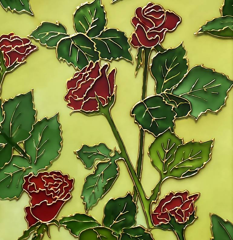 Original Contemporary Nature Painting by Nazira Nildi