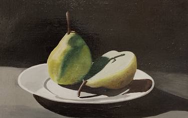Original Photorealism Food Paintings by Hannah Fox Harper