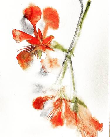 Print of Fine Art Floral Paintings by Prashansa Daga