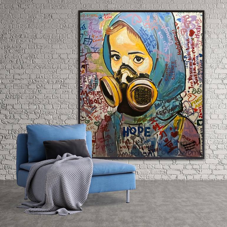 Original Modernism Abstract Painting by Nima Jamishi