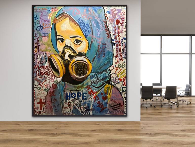 Original Modernism Abstract Painting by Nima Jamishi