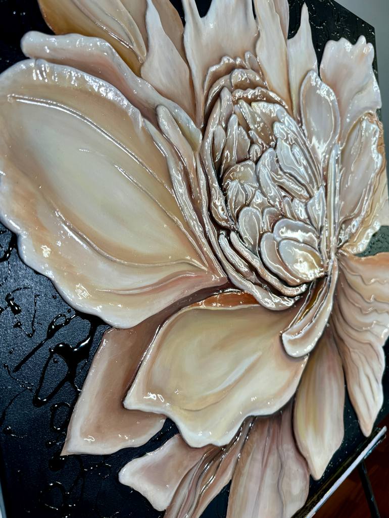 Original Realism Floral Mixed Media by Inna Bertero