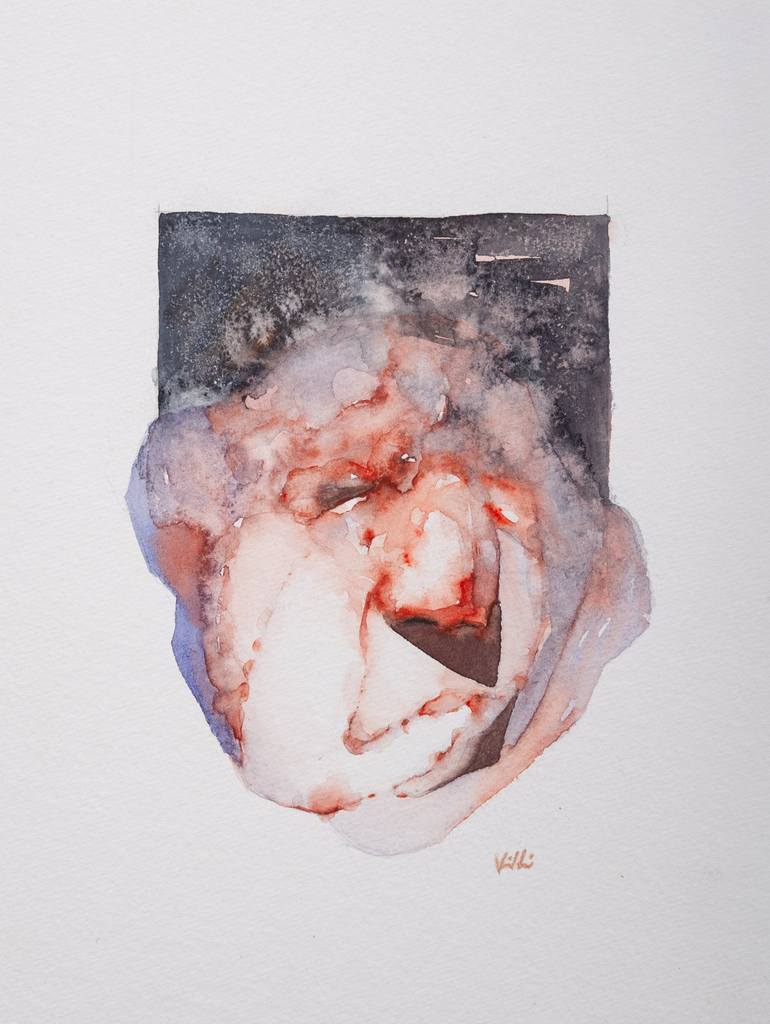 Original Abstract Expressionism People Paintings by Valerio Villani