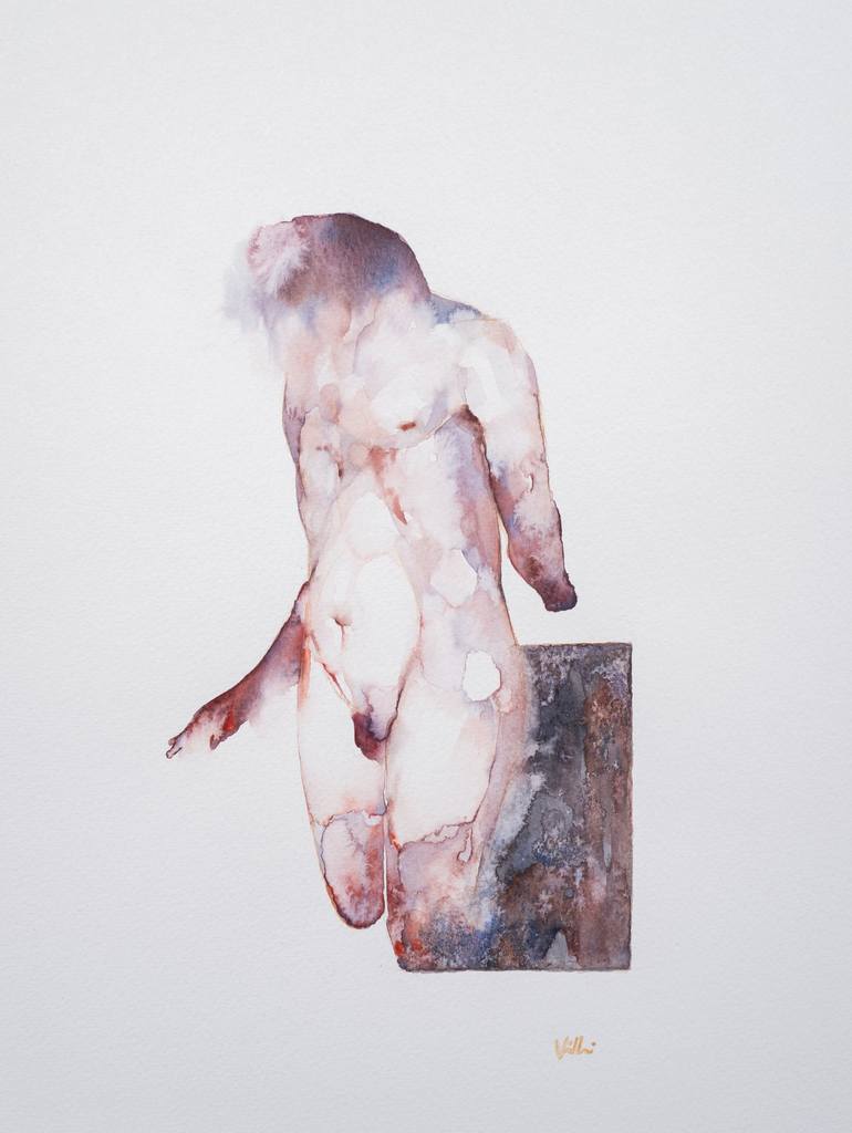 Original Abstract Expressionism Body Paintings by Valerio Villani