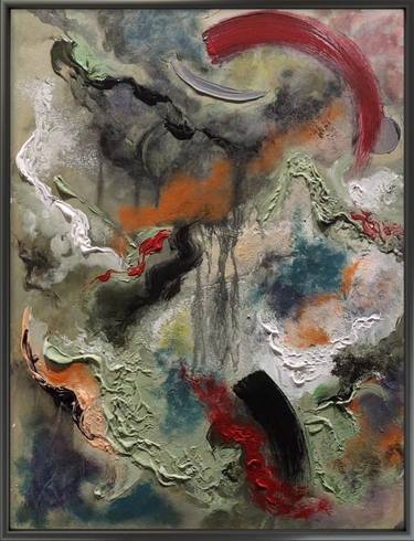 Original Abstract Expressionism Abstract Paintings by Ishwarya Ravi