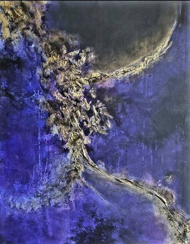 Original Abstract Expressionism Abstract Painting by Ishwarya Ravi