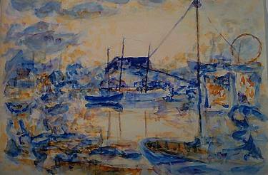 Print of Expressionism Boat Paintings by Lars Luehrs