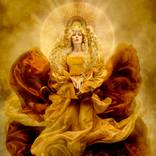 The Sun - Tarot Card from the Tarot Card Deck Aqua Summersus by Cheryl Walsh