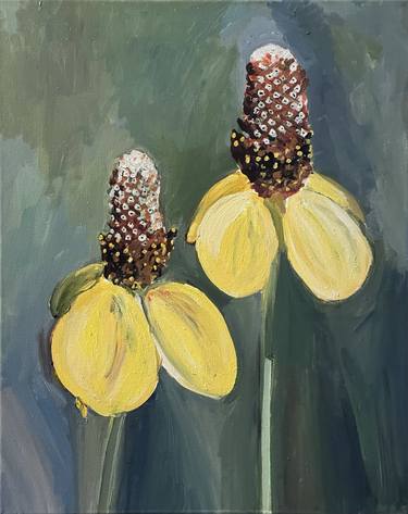 Original Contemporary Floral Paintings by Norman Burnham