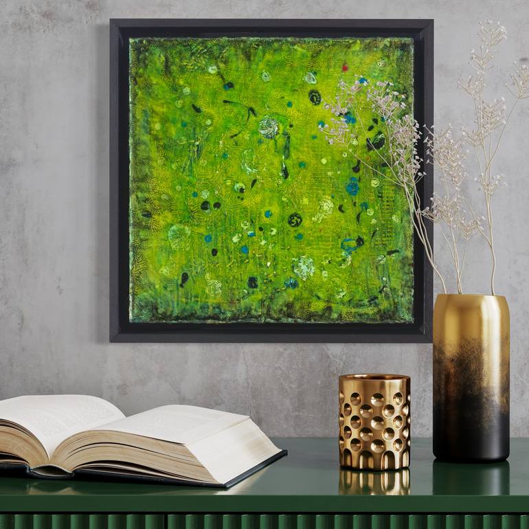 Original Contemporary Abstract Painting by CLAIRE LASSONNERY