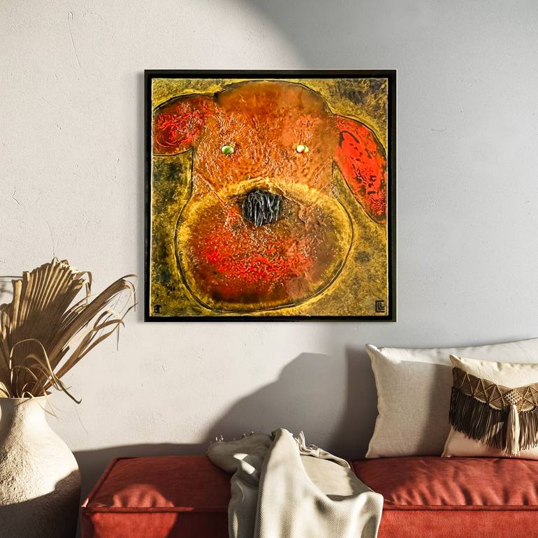 Original Abstract Painting by CLAIRE LASSONNERY
