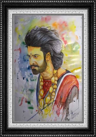 Original Expressionism Men Painting by Shiva Prakash