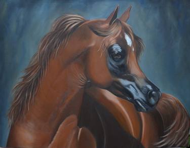 Original Realism Horse Paintings by Emilce Melano