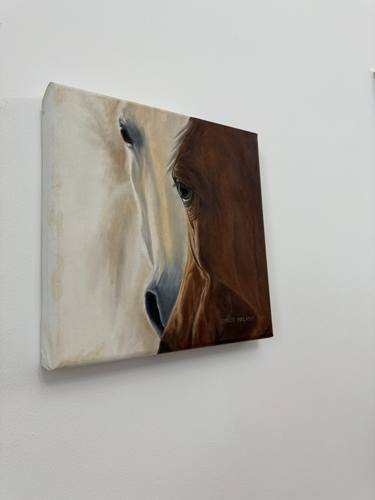 Original Fine Art Horse Paintings by Emilce Melano