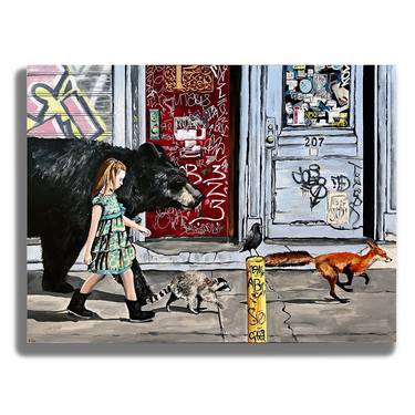 Original Street Art Pop Culture/Celebrity Paintings by Kristin Voss