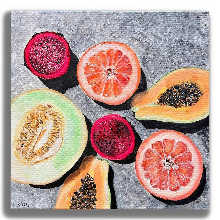 Original Realism Food & Drink Paintings by Kristin Voss