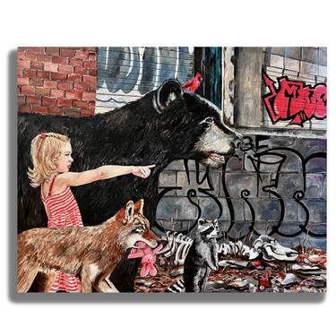 Original Street Art Rural Life Paintings by Kristin Voss