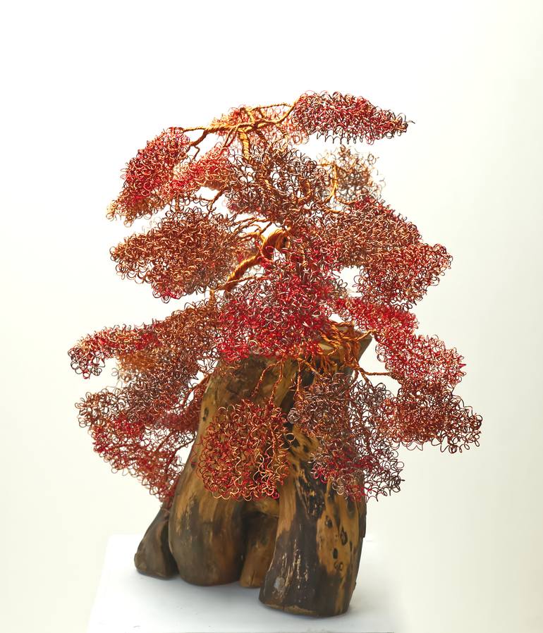 Original Figurative Landscape Sculpture by Helene Barrott