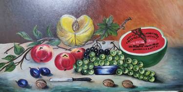 Original Food Painting by Costi Nanian