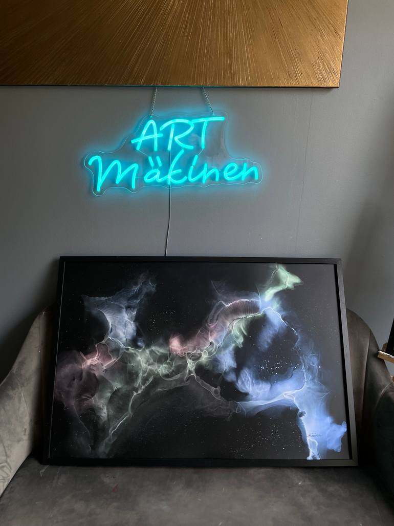 Original Abstract Painting by Anna Mäkinen