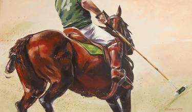 Original Sport Paintings by Cedric Gachet