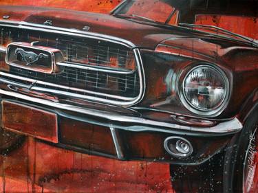 Print of Car Paintings by Cedric Gachet