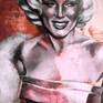 Portrait of the iconic superstar Marylin Monroe.
Acrylic painting on canvas.
This unframed artwork will be send in a special crate.