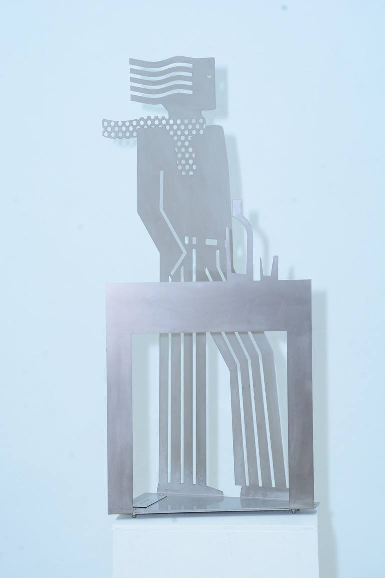 Original Contemporary People Sculpture by Nikos Papaloukas