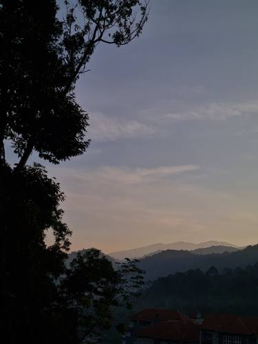 Early morning view of the mountains from Bukit Antarabangsa. thumb