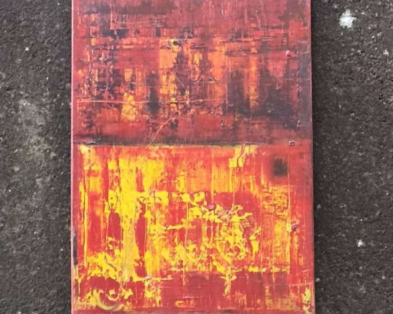 Original Modernism Abstract Painting by Emili Vit