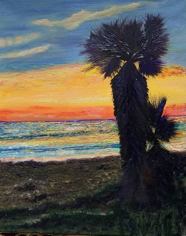 Golden Horizon - California Beach Sunset thumb