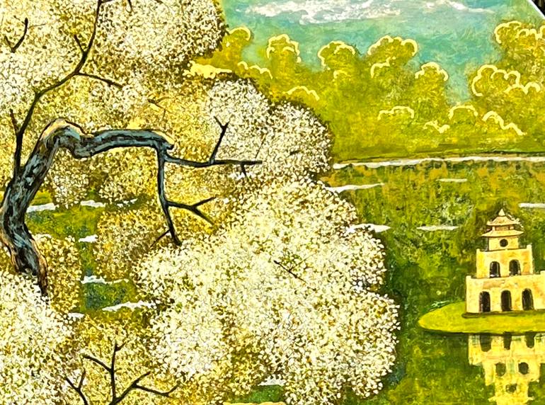 Original Figurative Fantasy Painting by Du Bui Trong