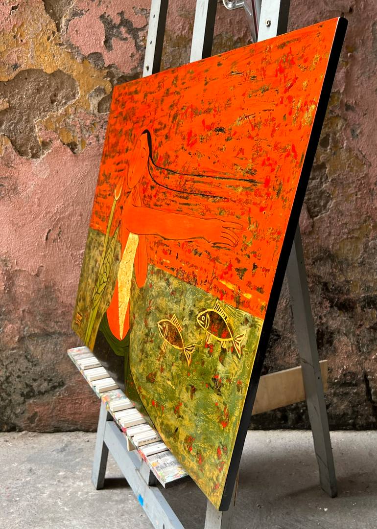 Original Expressionism Fantasy Painting by Du Bui Trong