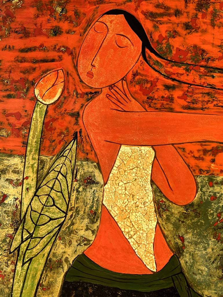 Original Expressionism Fantasy Painting by Du Bui Trong