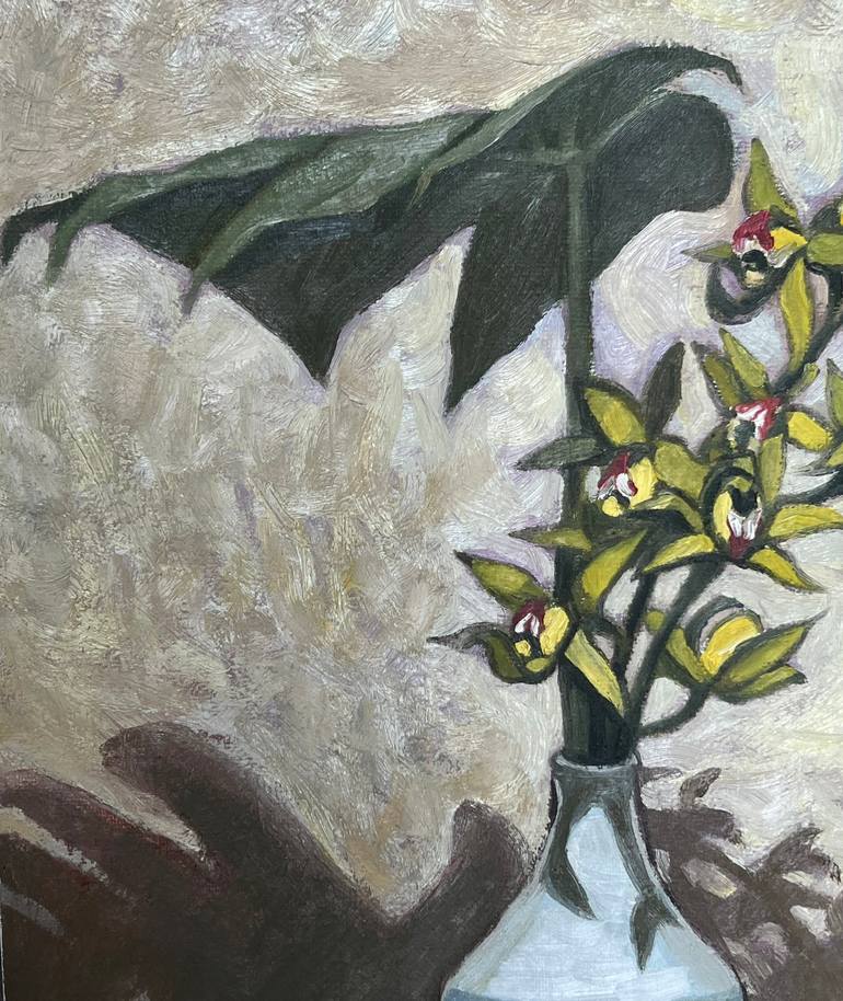 Original Expressionism Still Life Painting by Du Bui Trong